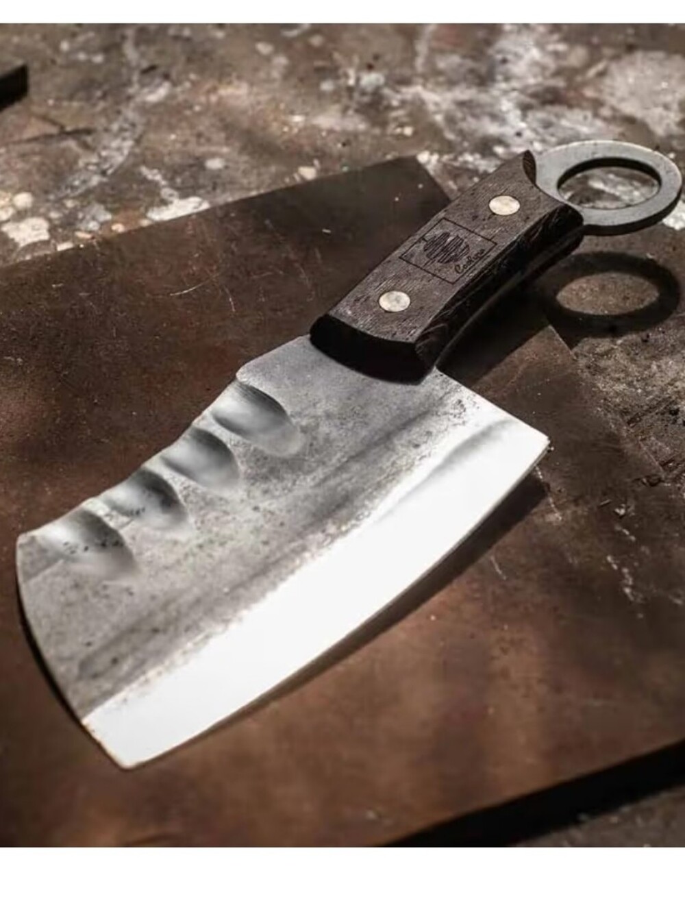 Coolina Ultra Sharp High-Carbon Steel Chef Knife, Heavy Duty Meat Cleaver
